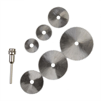 Scies circulaires des disques de coupe lame de dremel de 6 pièces pour outils rotatifs