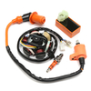 Scooter,  course,  allumage,  bobine,  cdi GY6 Bouchon magnéto stator Spark 49cc 50cc