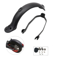 Scooter électrique garde-boue arrière universel Scooter garde-boue pneu anti-éclaboussures avec feu arrière arrière gard
