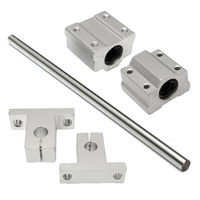 Scs8uu / sk8 8x200mm axe optique à billes rail guide de support cnc ensemble