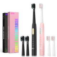 SEAGO XF11 Brosse à dents électrique sonique 40000 coups Vibration 5 Modes IPX7 Étanche Blanchir les dents Brosse à dent