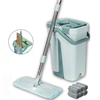 Seau plat Vadrouilles Rotatif à 360 ° Fibre fine Cleanner Free Spin Hand Lavage Ultrafine Magic Floor Mop