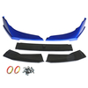 Sedan 4 Door Pare-chocs avant Lip Protector Body Spoiler Blue 5PCs pour Honda Civic 2019-2020