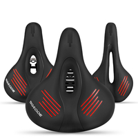 Selle de vélo respirante creuse absorbant les chocs confortable coussin de siège de vélo accessoires de vélo