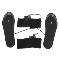 Semelle chauffante électrique chauffante coupe-feu chaussures chauffantes coussins chaussettes chaudes pieds chauffe