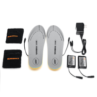 Semelle chauffante électrique. Chauffe-pieds imperméables coupe-à-point Batterie,  absorption du choc sportif