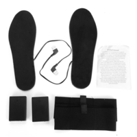 Semelle chauffante électrique coupable en charge USB Batterie chauffée en hiver chauffant chaussures tampons