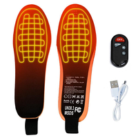 Semelle intérieure de chauffage à distance intelligente chargement USB 3 modèles de chauffage électrique réglable