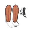 Semelles chauffantes électriques Insert de chaussure Chauffage alimenté par USB Chauffe-pieds neige lavable