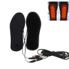 Semelles de chaussures chauffantes alimentées par USB Chaussettes de pieds chauds pour le camping Alpinisme Ski
