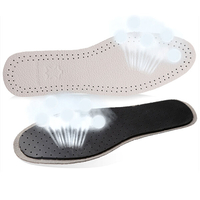 Semelles intérieures en cuir confortables et respirantes unisexes de chaussures