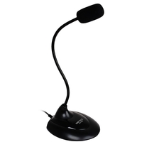 SENICC SM-008 Microphone Omnidirectionnel Mic 3.5mm Jack Conference Microphones for Karaoke Online Meeting