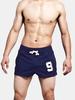 SEOBEAN Pantalons élastiques pour hommes Pantalons de maison Casual Arrow Sports Beach Shorts