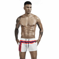 SEOBEAN Shorts de randonnée pour hommes Respirant Séchage rapide Beach Stripes Leisrue Slips Fitness Shorts de course Sp