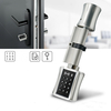 Serrure à cylindre intelligente Serrure de porte électronique de Style européen Code de clavier numérique RFID Serrure s