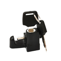 Serrure universelle pour casque de moto Serrures en alliage daluminium avec clés pour guidon de 7/8 "22mm Moto Dirt