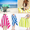 Serviette de plage en microfibre Serviette de bain absorbante à séchage rapide pour le camping
