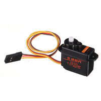 Servo analogique Micro à engrenages en plastique Bcato S08A 9g pour hélicoptère Robot modèle RC