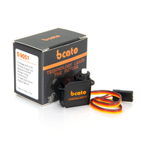 Servo numérique à engrenages en plastique Bcato S9051 4.3g avec prise FUT/JR pour bateau de voiture RC à aile fixe d&39