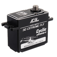 Servomoteur numérique à engrenages métalliques sans balais HV AGF A80BHM-H 38KG pour hélicoptère RC à plateau cyclique d