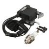 Set Mini Moto Coil Spark Vis dallumage de bougie pour VTT Moto Dirt Bike 49CC 47CC