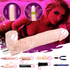 Sex Toys Pistolet télescopique automatique Accessoires de machine Gode vibrant Backyard Masturbation féminine Allongemen