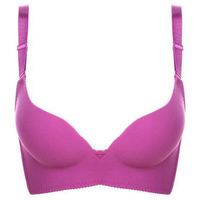 Sexy Deep V sans couture sans soutien-gorge de jantes ponçant des sous-vêtements de couleur unie