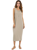 Sexy Maxi Robe sans manches Stretch Maxi pour les femmes