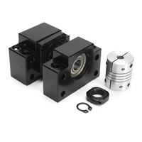 SFU1605 BK12 BF12 Supports à vis à billes avec coupleur et écrou serré