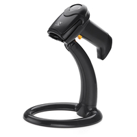 Shangchen SC-1970 Scanner de code-barres unidimensionnel filaire avec auto-inductance et support