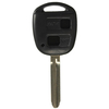 Shell de cas 2 boutons clé pour Toyota RAV4 Avalon Camry écho matrice
