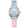 SHENGKE SK K8029 Montre À Quartz Avec Cadran Cristal Et Bracelet En Cuir De Luxe À La Mode