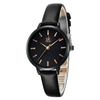 SHENGKE SK K9017 cadran simple mode bracelet en cuir dames robe montre femmes montre à quartz