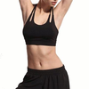 Shockproof Push Up Yoga soutien-gorge double sangle dos nu sexy sport gilet soutien-gorge haut