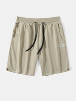 Short à taille élastique avec cordon de serrage pour hommes