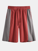 Short 100% coton à taille élastique pour hommes