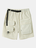 Short cargo multi-poches avec fermeture éclair pour homme