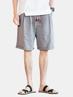 Short décontracté à taille élastique avec cordon de serrage pour hommes