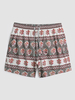 Short de bain léger et léger à imprimé floral pour hommes de style vintage