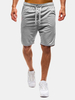 Short de gymnastique pour hommes en coton de gymnastique avec cordon de serrage