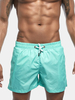 Short de plage décontracté mince pour hommes,  couleur unie