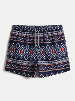 Short de plage de plage de vacances ample mince de style ethnique pour hommes