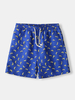Short de plage taille élastie imprimé banane pour homme