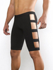 Short de Sport Slim Stretch Découpé sur le Côté pour Homme