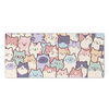 Shouzhaiwu Beaux chats Clavier et Tapis de Souris Grand Tapis de Souris Tapis de Clavier Antidérapant pour Bureau à Domi