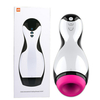 SHUANGMI pingouin masturbateur masculin automatique rétractable Masturbation tasse 360 ° Surround chauffage Real vagin D
