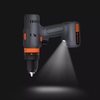 Shunzao 12V sans fil multi-usages 3 en 1 Imact perceuse Hammer 30Nm tournevis électrique perceuse 2000mAh Li-ion Batteri