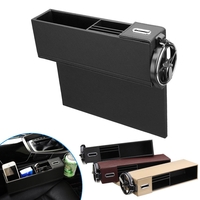 Siège auto côté passager boîte de rangement poche organisateur porte-gobelet pour téléphone