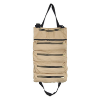 Siège de voiture arrière sac à outils organisateur enrouler la pochette en toile outils sac de rangement de transporteur