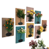 Simulation créative de mode artificielle avec des décorations accrochantes de peinture de mur de panneau de bois de Hand